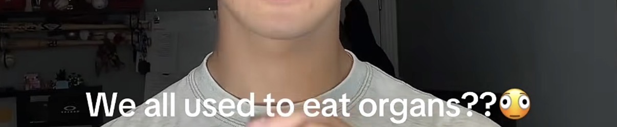 Video caption: We all used to eat organs??